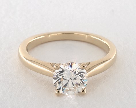 18K Yellow Gold Solitaire DYO ER Setting