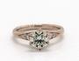 Various carat combinations for the selected ring