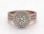 Various carat combinations for the selected ring