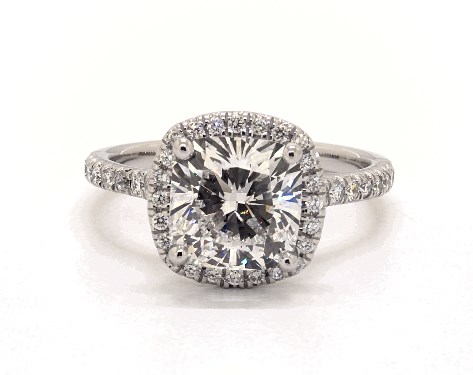 Platinum Halo Setting