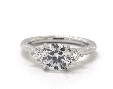 Platinum Three Stone DYO ER Setting