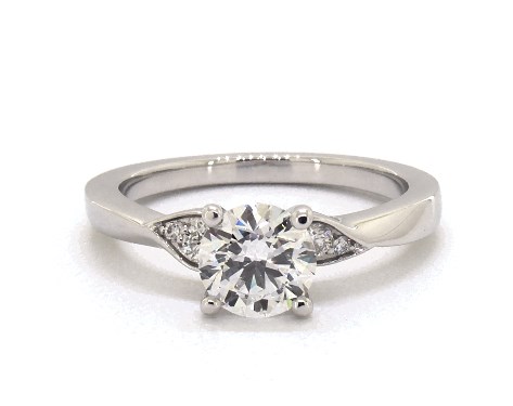 Platinum Side stones Setting