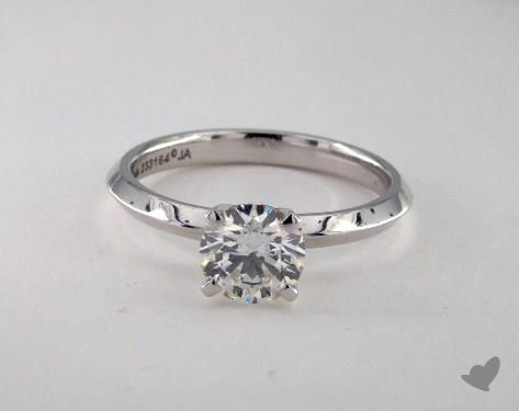 14K White Gold Solitaire Setting