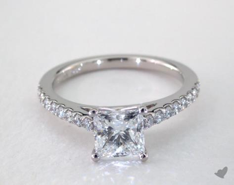 Platinum Pave DYO ER Setting