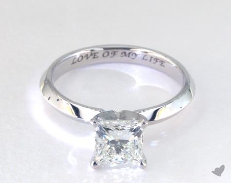 14K White Gold Solitaire Setting