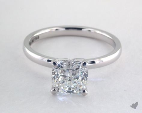 18K White Gold Solitaire Setting
