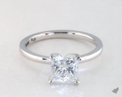 14K White Gold Solitaire Setting
