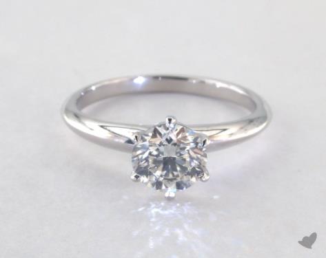 14K White Gold Solitaire Setting