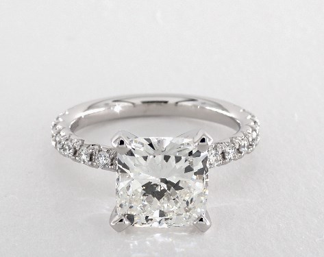 Platinum Pave Setting