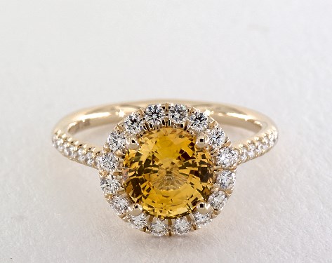 Yellow Sapphire Engagement Rings Jamesallen Com