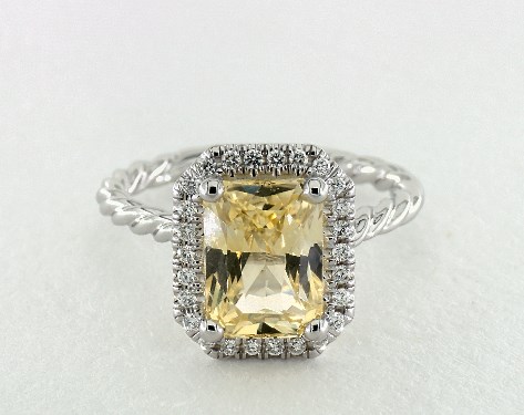 Yellow Sapphire Engagement Rings Jamesallen Com