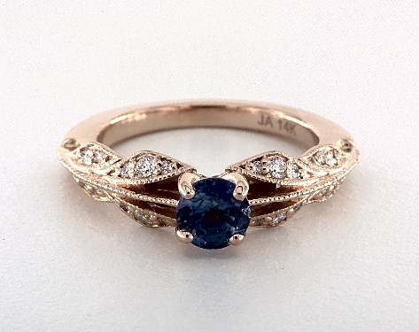 vintage engagement rings sapphire