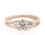 Various carat combinations for the selected ring