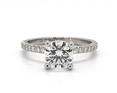 Platinum Pave Setting