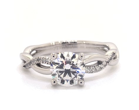 Platinum Pave Setting