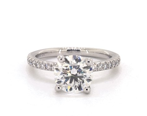 Platinum Pave DYO ER Setting