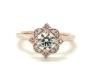 Various carat combinations for the selected ring