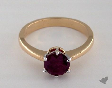 18K Yellow Gold Solitaire Setting