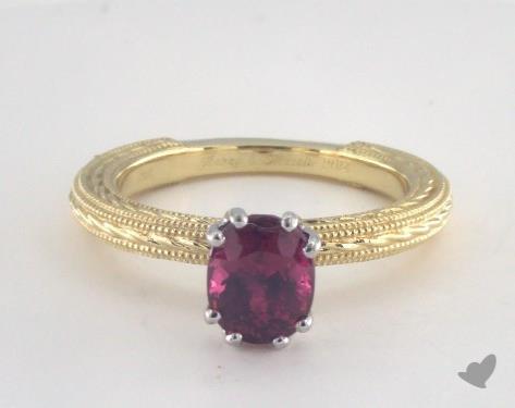 18K Yellow Gold Solitaire Setting