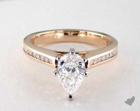 14K Yellow Gold Channel Set Setting