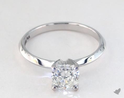 14K White Gold Solitaire DYO ER Setting