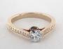 Various carat combinations for the selected ring