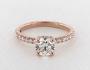 Various carat combinations for the selected ring