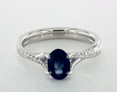 18K White Gold Pave Setting