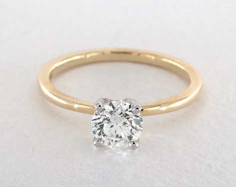 18K Yellow Gold Solitaire DYO ER Setting