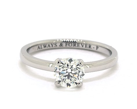 Platinum Solitaire Setting