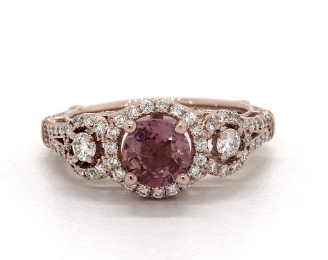 14K Rose Gold Vintage Setting