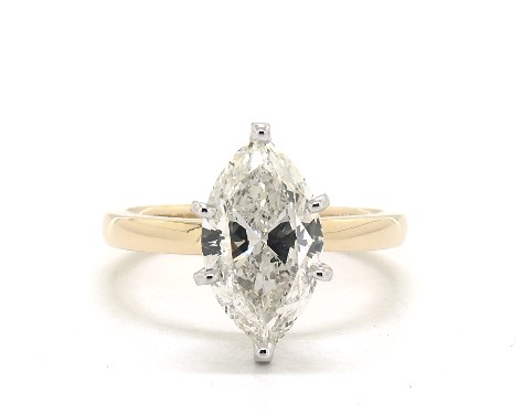 18K Yellow Gold Solitaire Setting