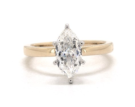 18K Yellow Gold Solitaire Setting