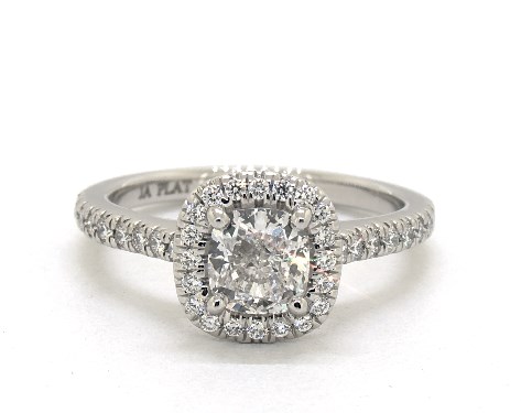 Platinum Halo Setting