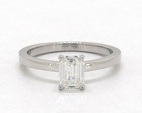 14K White Gold Solitaire DYO ER Setting