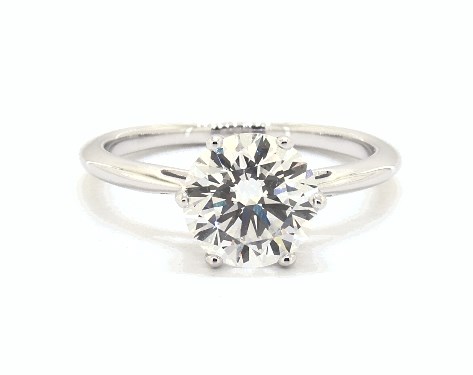 18K White Gold Solitaire Setting