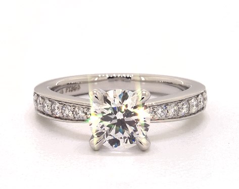 Platinum Pave DYO ER Setting