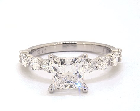 Platinum Side stones Setting