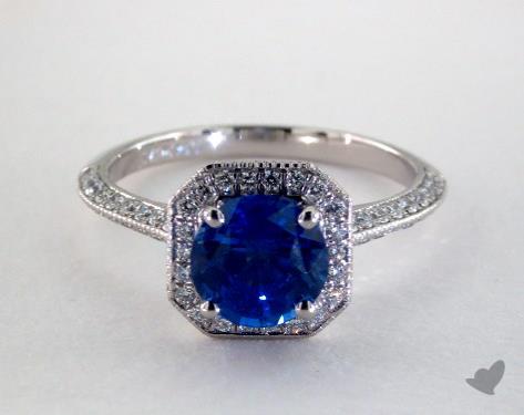 Platinum Halo Setting