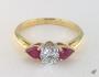 Various carat combinations for the selected ring