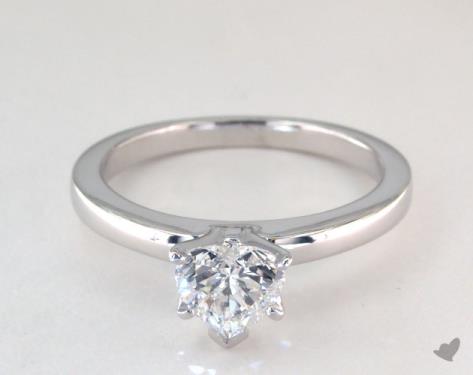14K White Gold Solitaire Setting