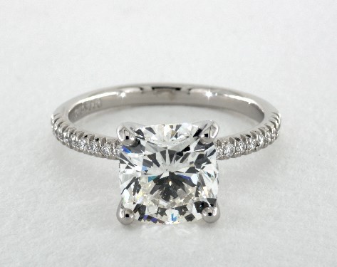 Platinum Pave Setting