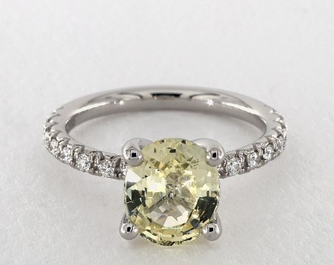 Platinum Pave Setting