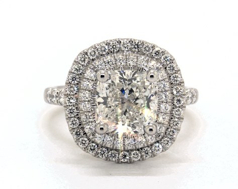 Platinum Halo Setting