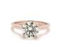 Various carat combinations for the selected ring