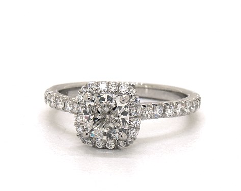 Platinum Halo Setting