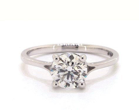 18K White Gold Solitaire DYO ER Setting
