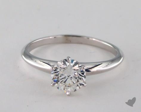 14K White Gold Solitaire DYO ER Setting