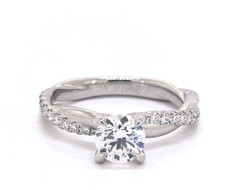 Platinum Pave Setting