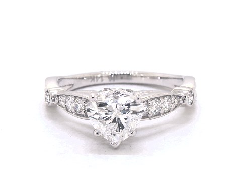 14K White Gold Vintage Setting